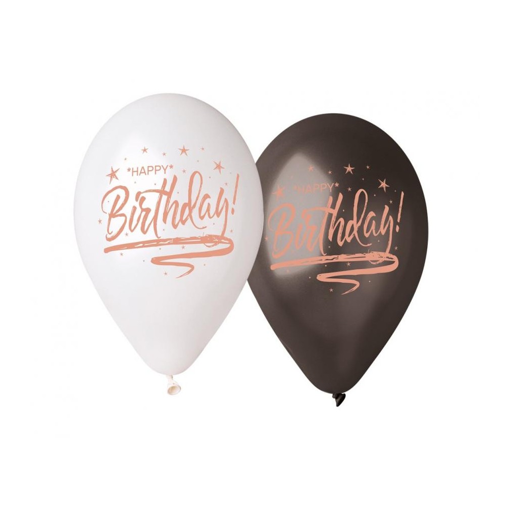 Happy Birthday Happy Birthday Balloon, 5 pcs 13 inch (33cm)