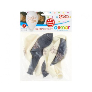 Happy Birthday Happy Birthday Balloon, 5 pcs 13 inch (33cm)