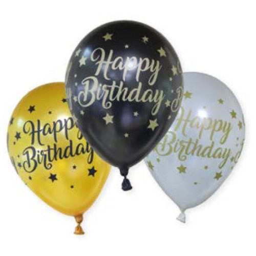 Happy Birthday Happy Birthday balloon, 6 pcs