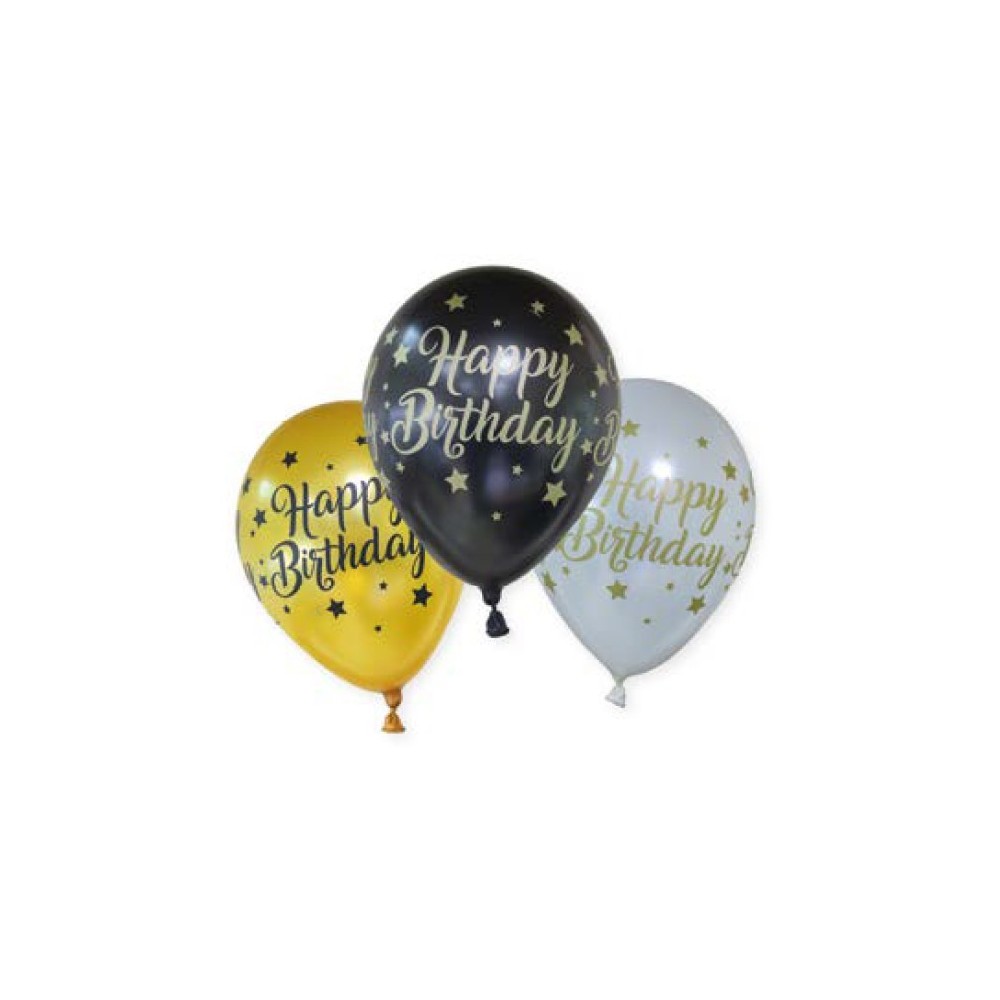 Happy Birthday Happy Birthday balloon, 6 pcs