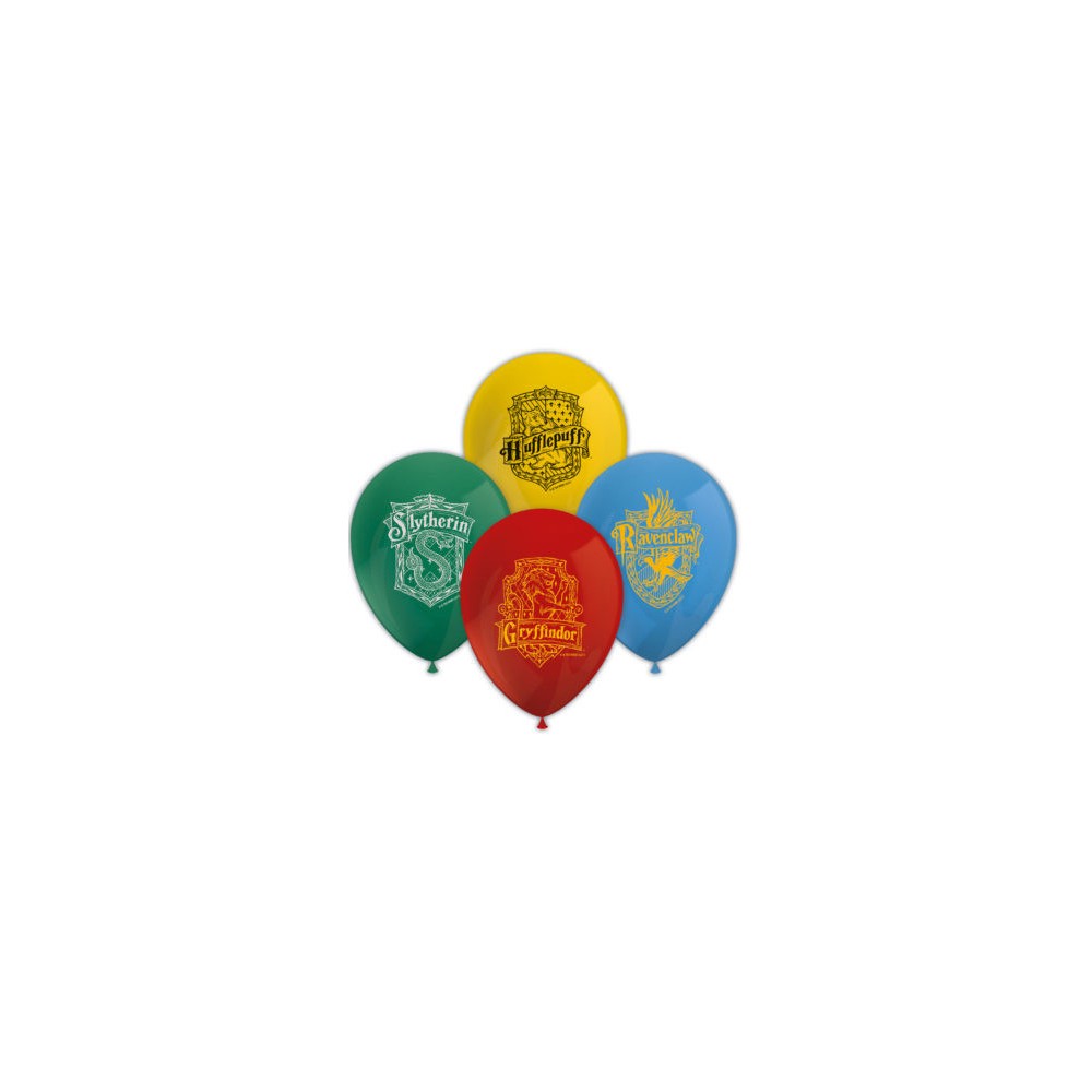 Harry Potter Hogwarts Houses balloon, 8 pcs