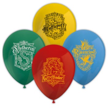 Harry Potter Hogwarts Houses balloon, 8 pcs