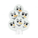 Snowman Wild air-balloon, balloon 6 pieces 12 inch (30 cm)