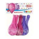 Colour It's a Girl balloon, 5 pcs set, 12 inch (30 cm)
