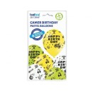 Gamer Gamer Birthday Birthday Toy Balloon, 6 pcs 12 inch (30cm)