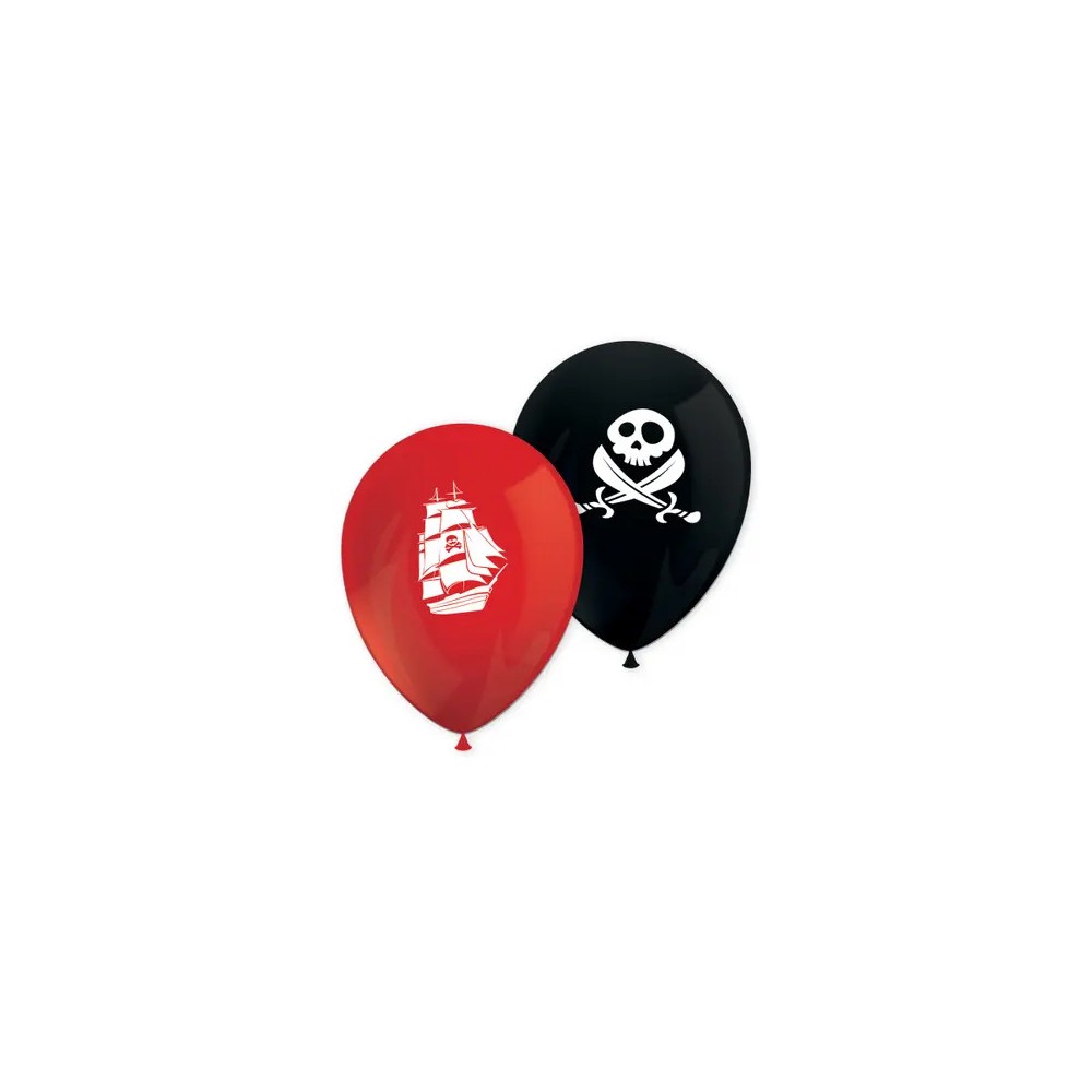 Pirate Island balloon, 8 pcs