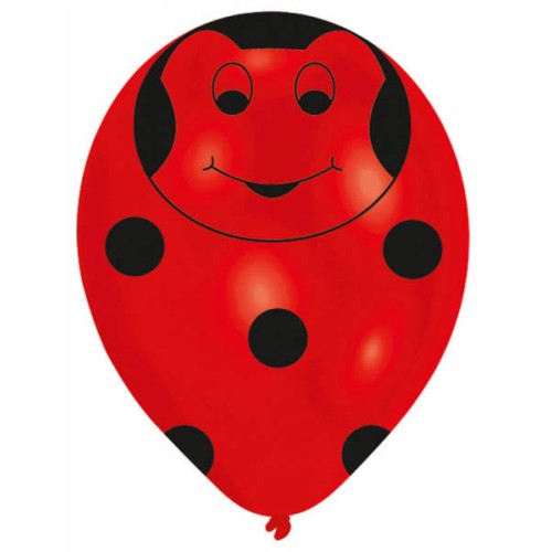 Ladybug Beetles balloon, 6 pcs 11 inch (27.5cm)