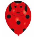 Ladybug Beetles balloon, 6 pcs 11 inch (27.5cm)