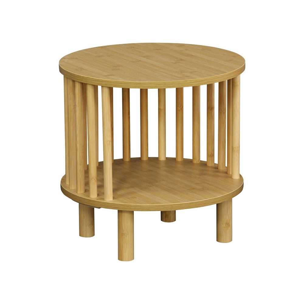 Table de chevet bois et bambou marron 40x40 cm
Table de chevet bois et bambou marron 40x40 cm