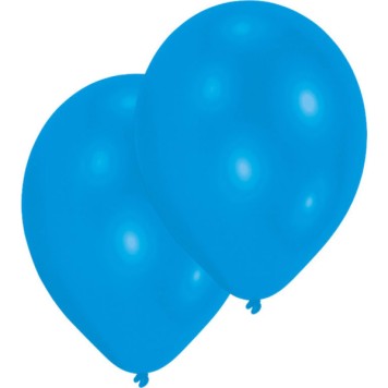 Colour Metallic Blue Blue Balloon, Pack of 10, 11 inch (27.5 cm)