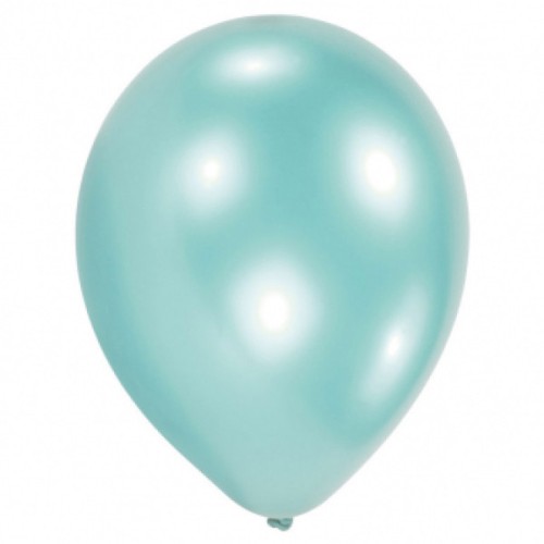 Colour Pearl Caribbean Blue Balloon, Pack of 10, 11 inch (27.5 cm)
