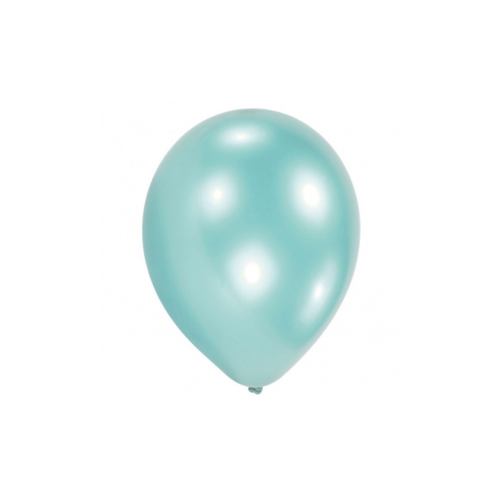 Colour Pearl Caribbean Blue Balloon, Pack of 10, 11 inch (27.5 cm)