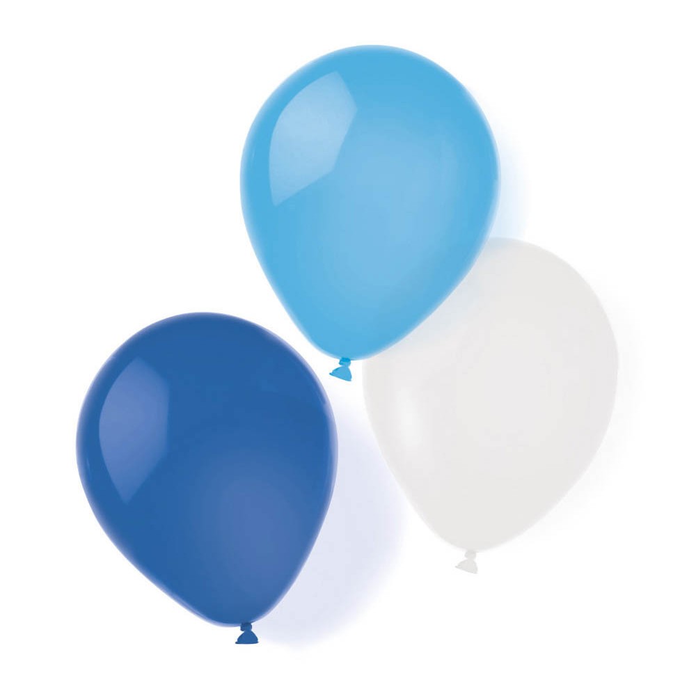 Colour Sky Blue Blue balloon, pack of 8, 10 inch (25.4 cm)