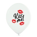 Love Kiss Me Kiss Balloon, 6 pcs 12 inch (30 cm)