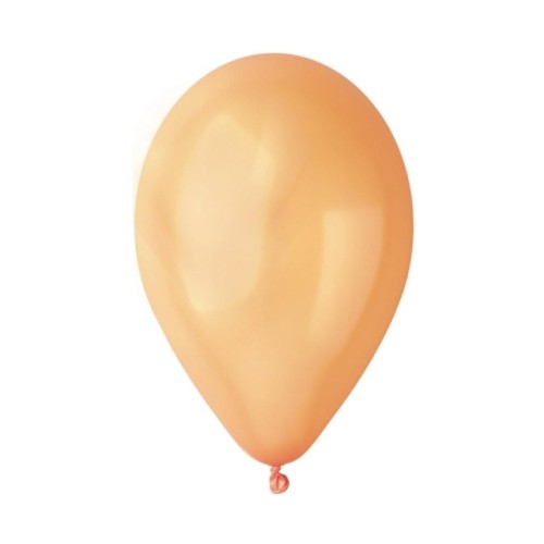 Colour Metal Salmon Orange Balloon, 100 pcs 10 inch (26 cm)
