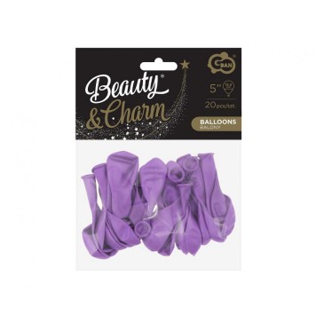 Colour Lavender Macaron, Purple Balloon, 20 pcs 5 inch (12.5 cm)