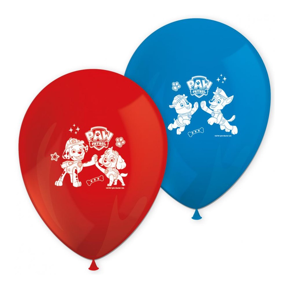 Paw Patrol Rescue Heroes balloon, 8 pcs