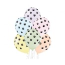 Animals Paws, Paw balloon, 6 pcs 12 inches (30 cm)