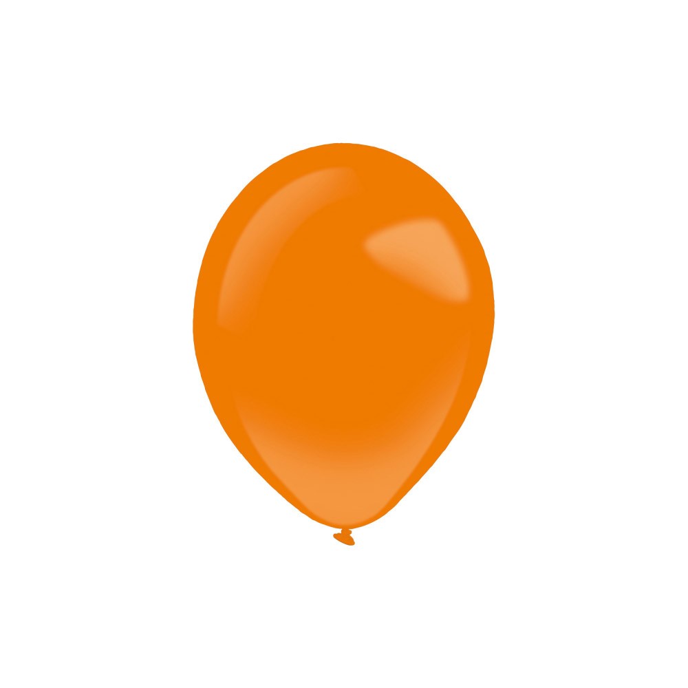 Colour Tangerine Mandarin balloon, 100 pcs 5 inch (13 cm)