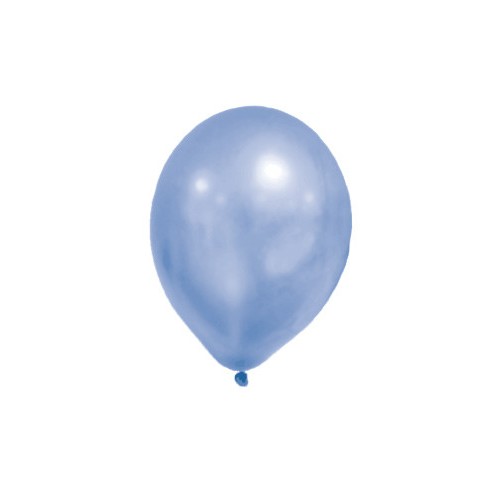 Colour Metallic Blue Pastel Balloon, 8 pcs