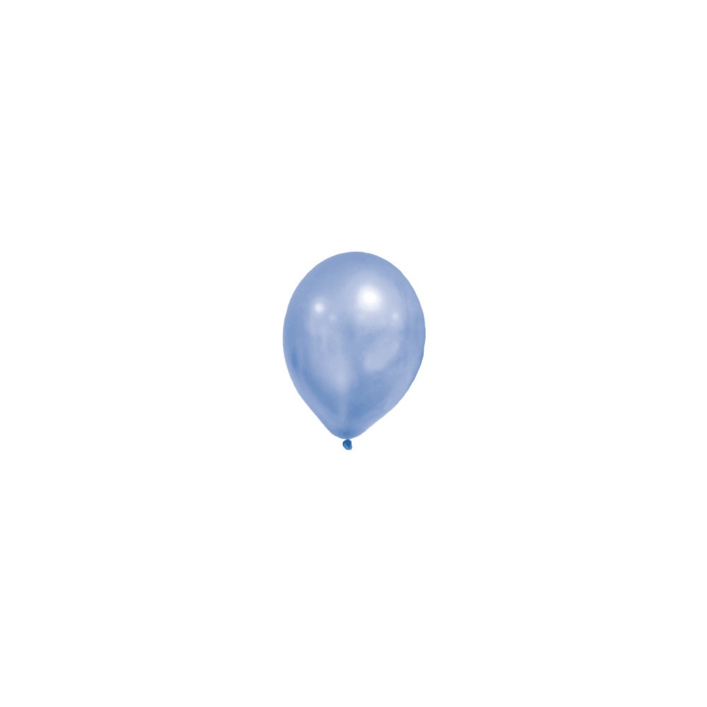 Colour Metallic Blue Pastel Balloon, 8 pcs