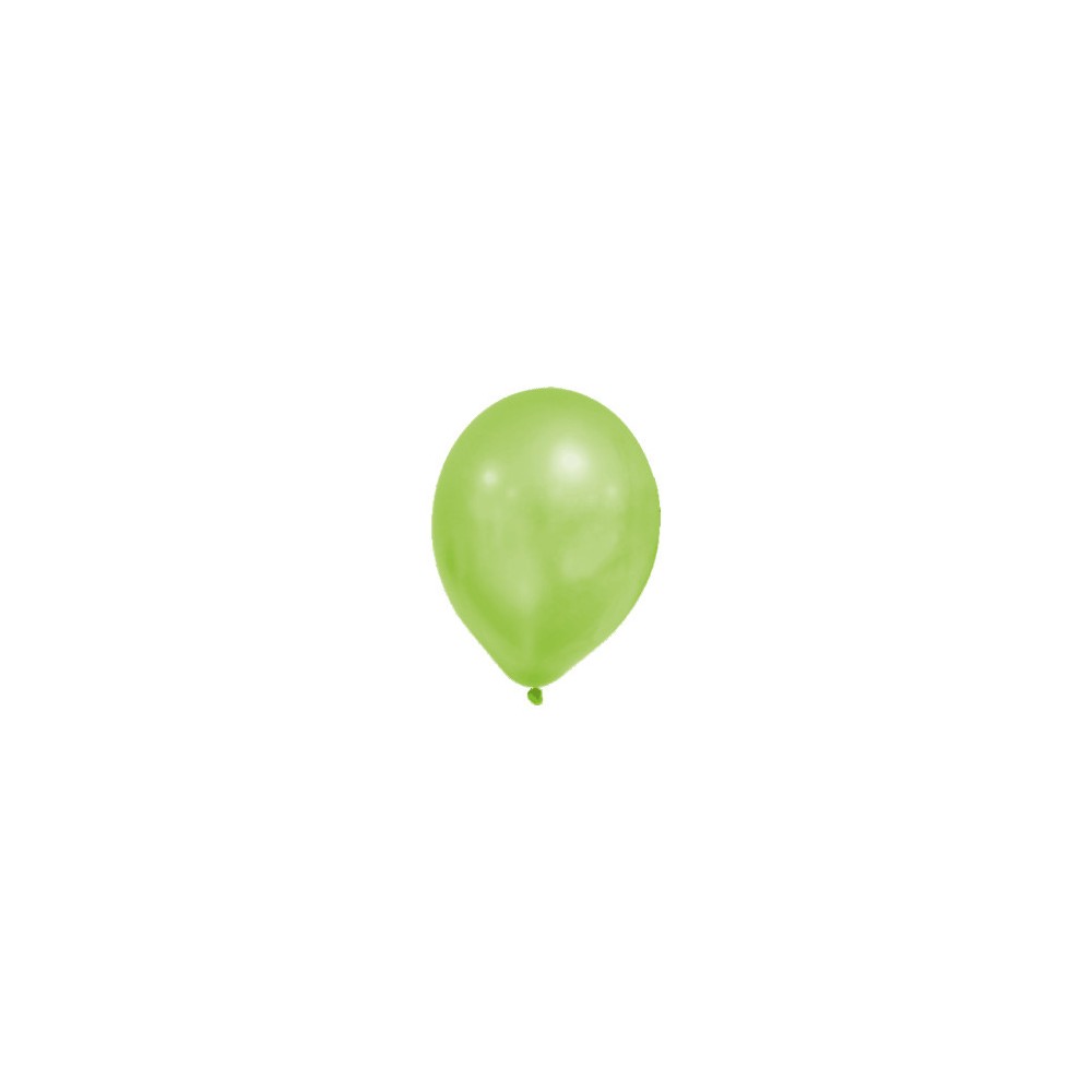 Colour Metallic Green Pastel balloon, 8 pcs