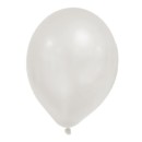 Colour Metallic White Pastel balloon, 8 pieces