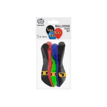 Ninja Ninja balloon, 5 pcs 12 inch (30 cm)