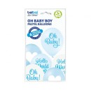 Baby Oh Boy balloon, pack of 6, 12 inches (30cm)