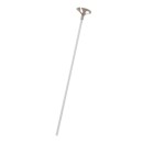 Balloon White Paper balloon, balloon holder stick + cup set