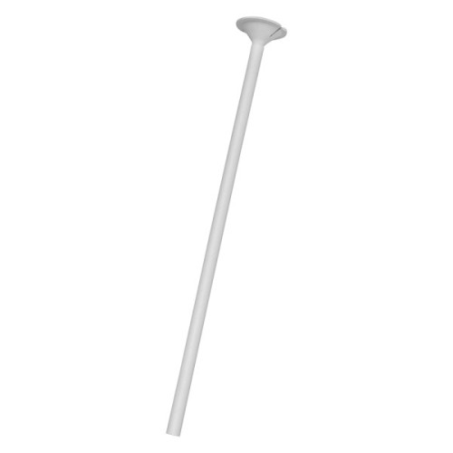 Balloon White Paper balloon, balloon holder stick + cup set