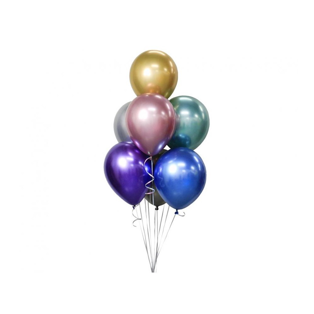 Colour Platinum Colours, balloon, 7 pcs 12 inch (30 cm)
