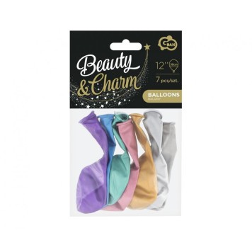Colour Platinum Colours, balloon, 7 pcs 12 inch (30 cm)