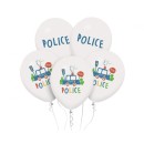 Police Beep balloon, 5 pcs 12 inch (30cm)