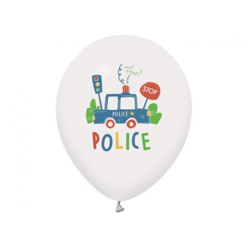 Police Beep balloon, 5 pcs 12 inch (30cm)