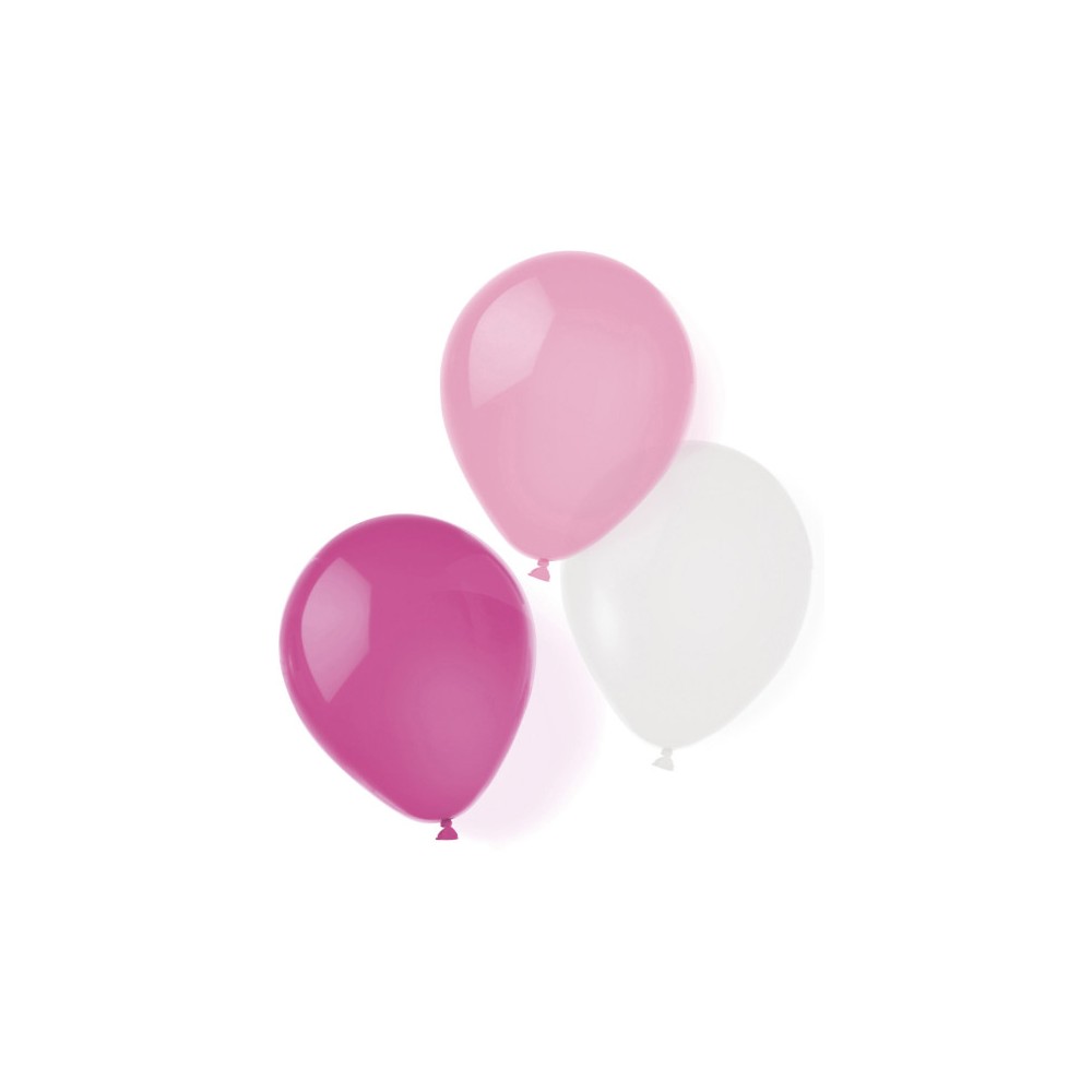 Colour Hot Pink Pink Balloon, 8 pcs 10 inch (25.4 cm)