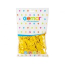 Colour Metal Yellow, Yellow Balloon, 100 pcs 10 inch (26 cm)