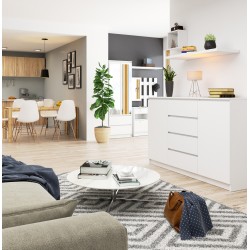 KOMODA K160 2D 4SZ CLP BIAŁY