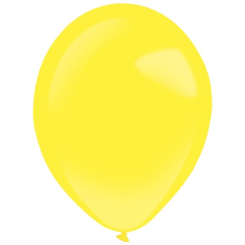 Colour Yellow Sunshine Yellow balloon, 100 pieces 5 inch (13 cm)