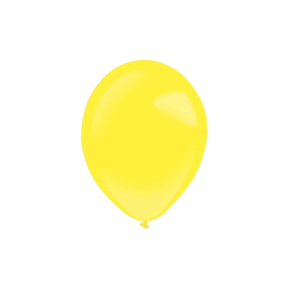 Colour Yellow Sunshine Yellow balloon, 100 pieces 5 inch (13 cm)