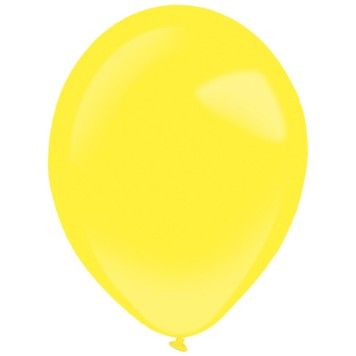 Colour Yellow Sunshine Yellow balloon, 100 pieces 5 inch (13 cm)