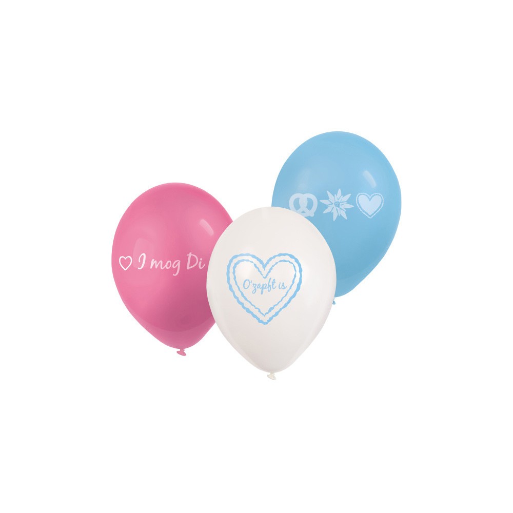 Beer Bierfest Festival balloon, 6 pieces 9 inch (22.8 cm)