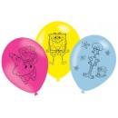 SpongeBob Laugh balloon, 6 pcs 11 inch (27.5cm)