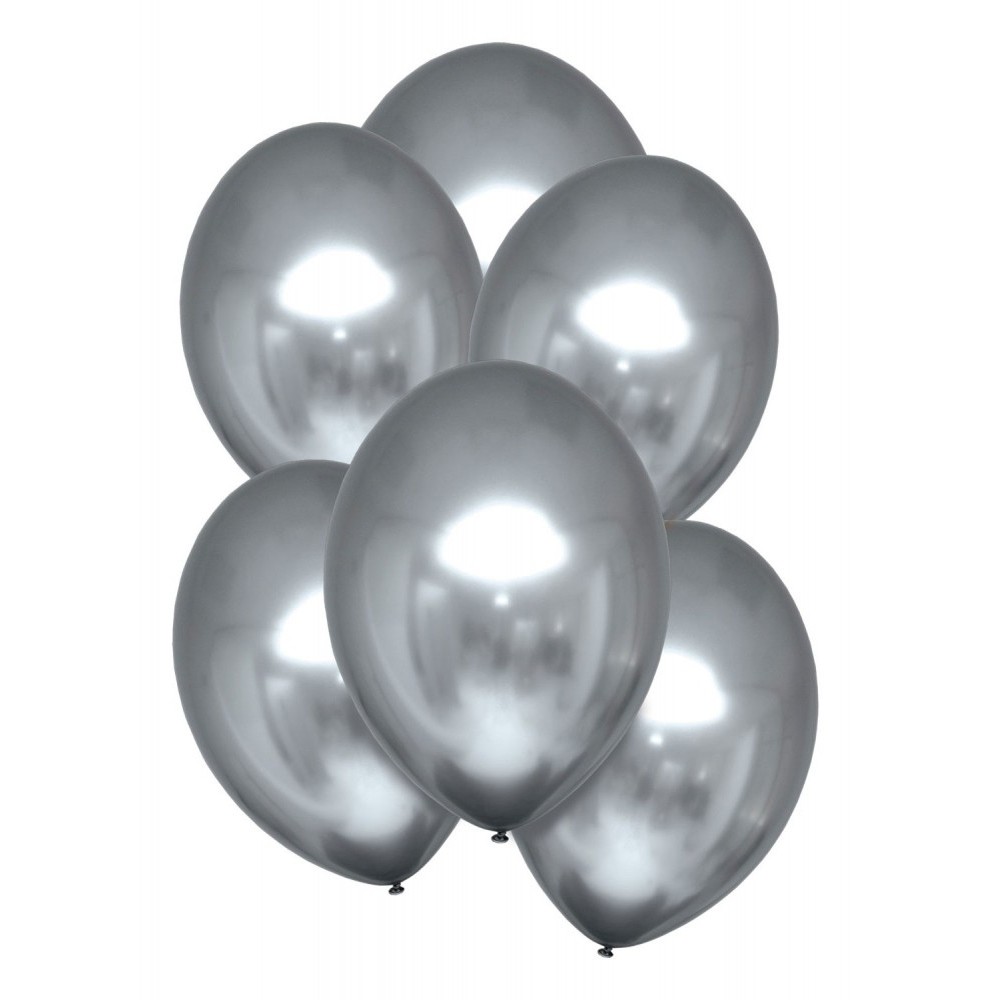 Satin Platinum balloon, 6 pcs 11 inch (27.5cm)