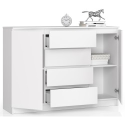 KOMODA K140 2D 4SZ CLP BIAŁY