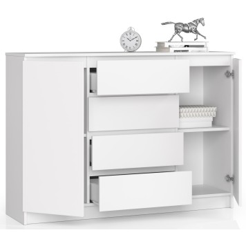 KOMODA K140 2D 4SZ CLP BIAŁY