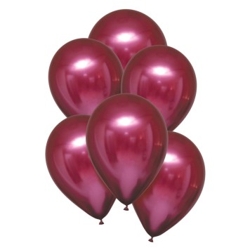 Satin Pomegranate balloon, 6 pcs 11 inch (27.5 cm)