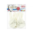 Love White balloon, 5 pcs 13 inch (33 cm)