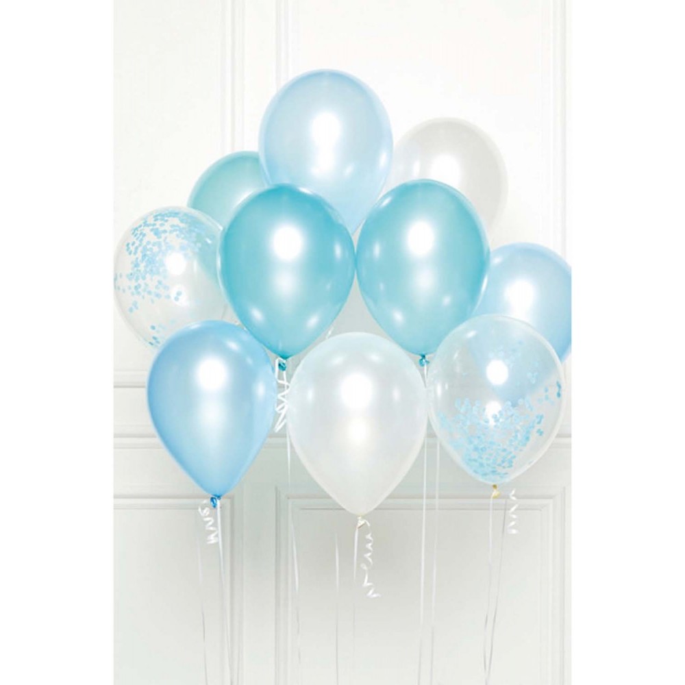 Colour Blue balloon set of 10 pieces 11 inch (27.5cm)