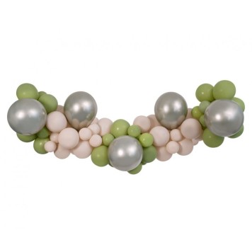 Colour Champagne-Latte balloon, garland set with 65 pieces